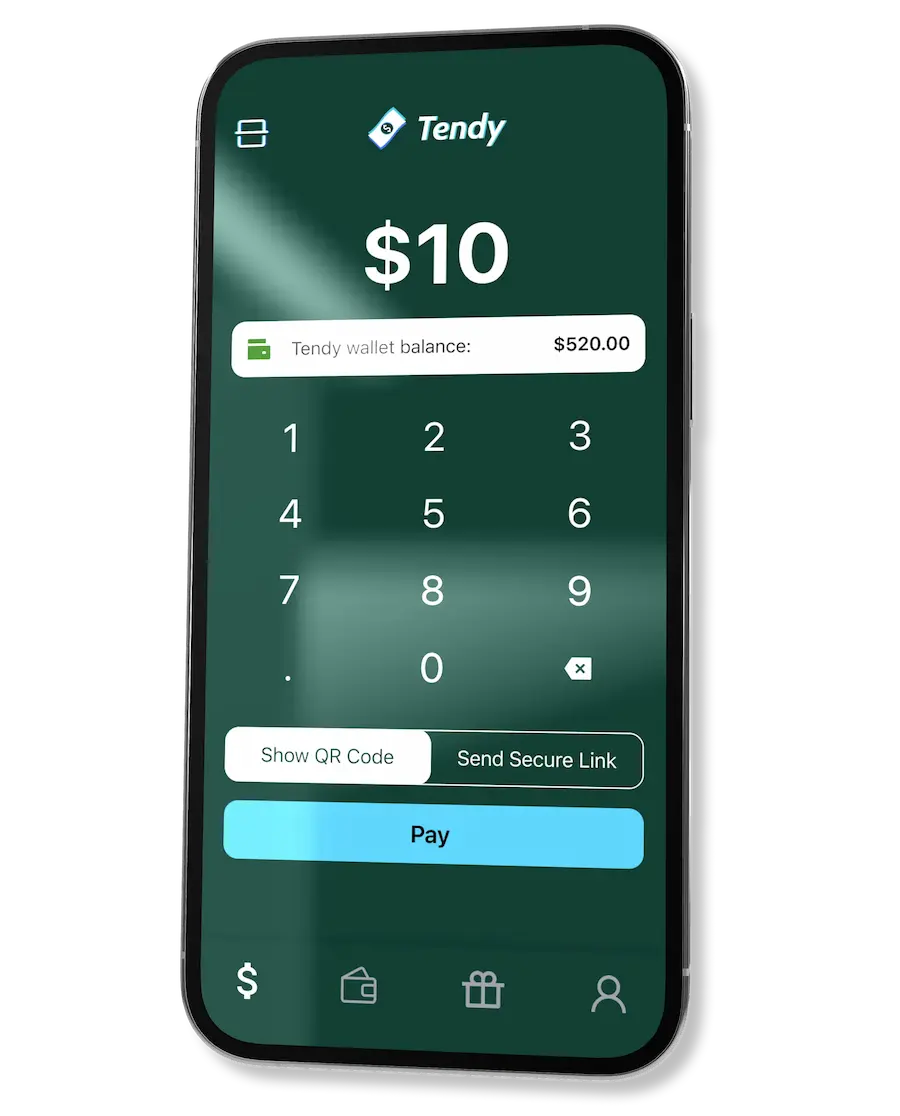 Phone with Tendy App